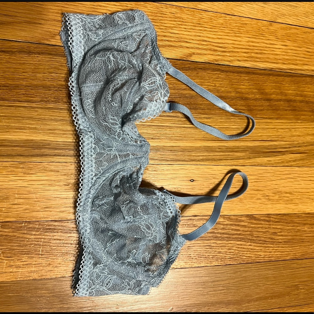 Blue Calvin Klein bra